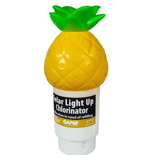 Solar Light Up Chlorinator Pineapple