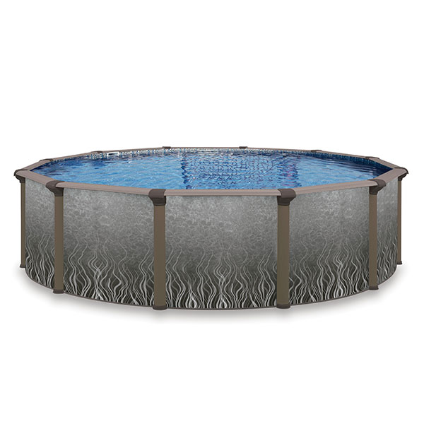 CENTURY 21FT ROUND STEEL WALL/STEEL UPRIGHTS POOL KIT