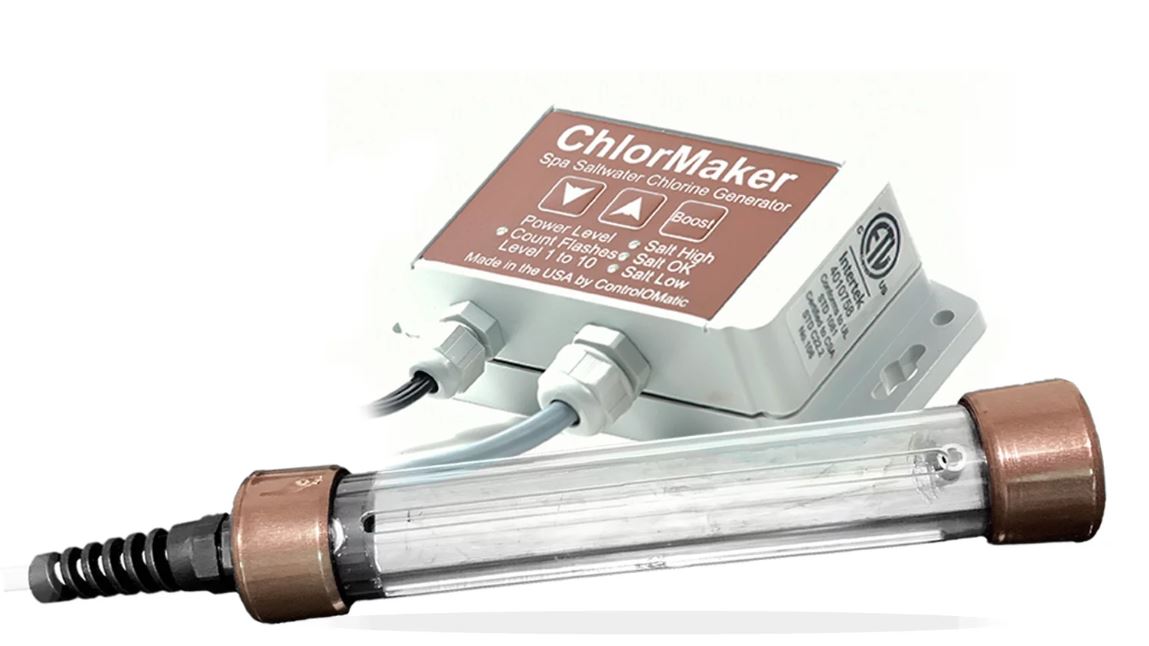 ChlorMaker Spa Saltwater Chlorine Generator Drape Over