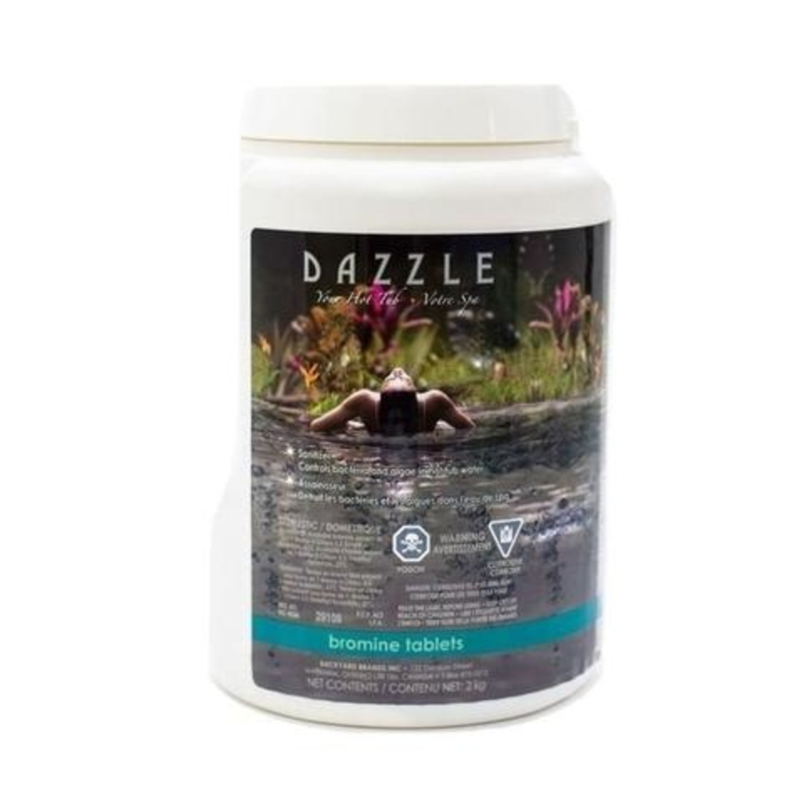 Dazzle Hot Tub Bromine Tablets 2kg 