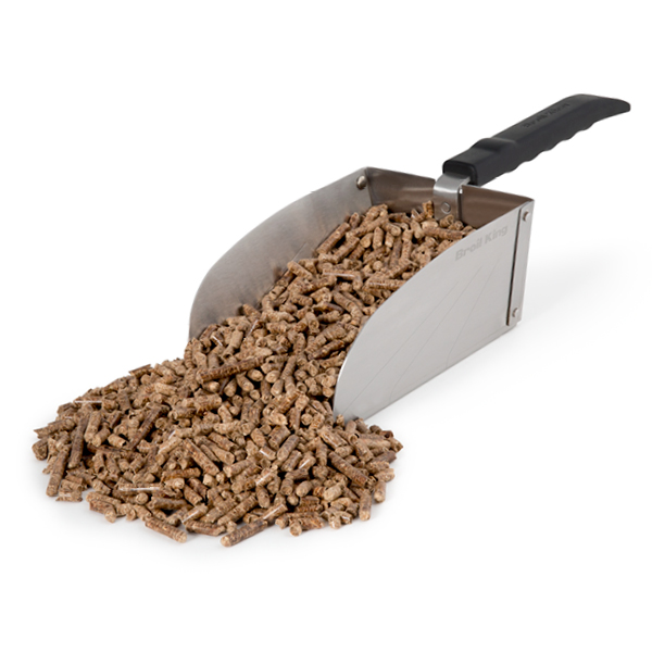BK PELLET CHARCOAL SCOOP STAINLESS STEEL