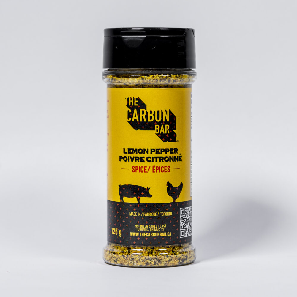 THE CARBON BAR LEMON PEPPER SPICE 125G