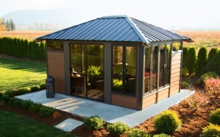 Hot Water Pools and Spas is an official Visscher Gazebo Dealer. We offer open air, semi and fully enclosed gazebos, and pergolas for Calgary Hot Water Pools and Spas is an official Visscher Gazebo Dealer. We offer open air, semi and fully enclosed gazebos, and pergolas for Calgary
