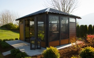 Hot Water Pools and Spas is an official Visscher Gazebo Dealer. We offer open air, semi and fully enclosed gazebos, and pergolas for Calgary Hot Water Pools and Spas is an official Visscher Gazebo Dealer. We offer open air, semi and fully enclosed gazebos, and pergolas for Calgary