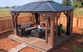 Hot Water Pools and Spas is an official Visscher Gazebo Dealer. We offer open air, semi and fully enclosed gazebos, and pergolas for Calgary Hot Water Pools and Spas is an official Visscher Gazebo Dealer. We offer open air, semi and fully enclosed gazebos, and pergolas for Calgary