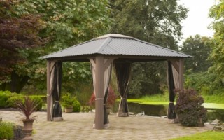Hot Water Pools and Spas is an official Visscher Gazebo Dealer. We offer open air, semi and fully enclosed gazebos, and pergolas for Calgary Hot Water Pools and Spas is an official Visscher Gazebo Dealer. We offer open air, semi and fully enclosed gazebos, and pergolas for Calgary